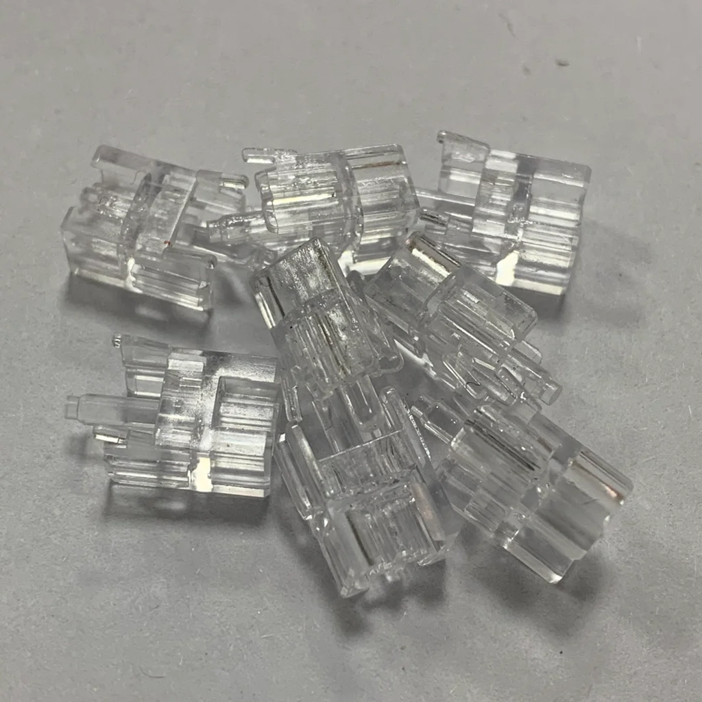 100pcs Tactile and Linear Switches Axis Fully Transparent Dust-proof Customized Mechanical Keyboard Switch Accessories