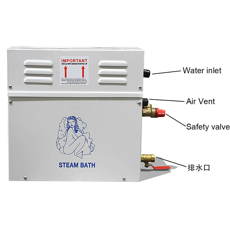 3KW/4.5KW Steam Generator Sauna Steam Bath Machine For Home Sauna Room SPA Fumigation Machine 220V With Digital Controller