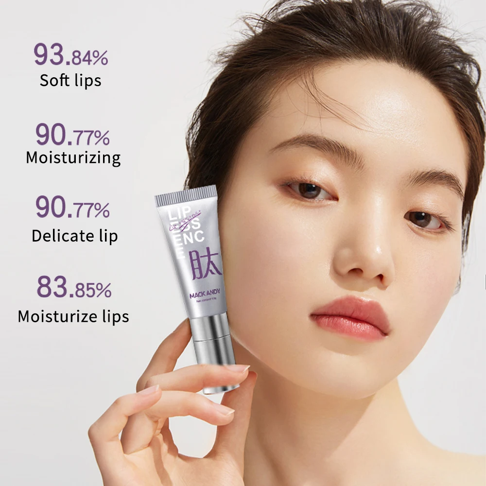 MACKANDY Liquid Lip Gloss Lip Care Essence Cream Long-lasting  Hydration Moisturizing Sexy Lipstick Women Makeup Cosmetics