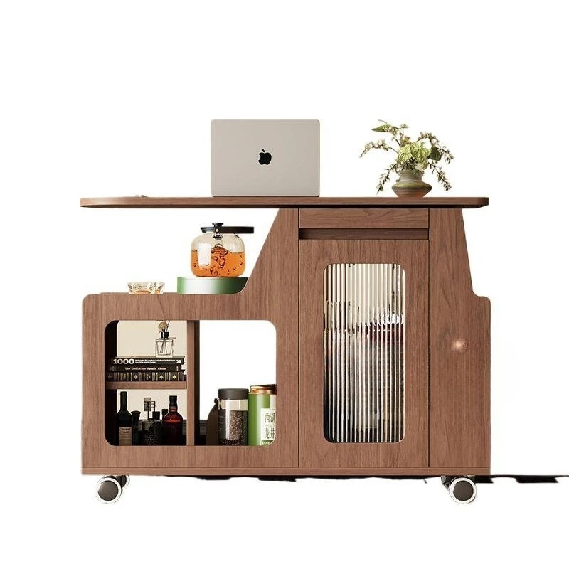 

Movable coffee table bedside side cabinet