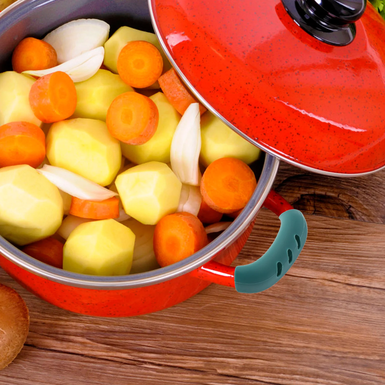 

24Pcs Heat Resistant Silicone Handle Sleeves Non Slip Pot Handle Covers Anti Scalding Protectors for Kitchen Frying Pan