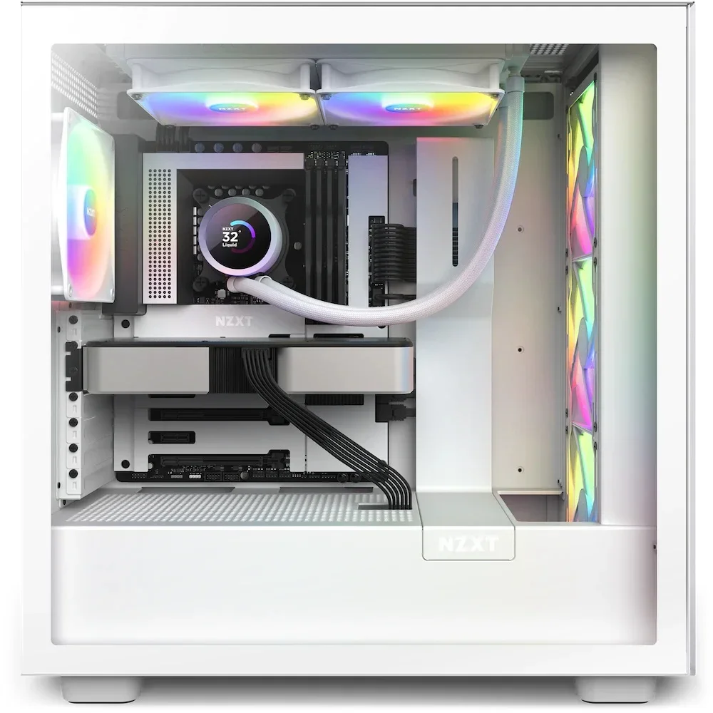 NZXT-Ventilateur à lame Kraken 240 RGB noir et blanc LCP, refroidisseur de processeur AIO ARGB liquide, refroidissement d'ordinateur de jeu, nouveau stock