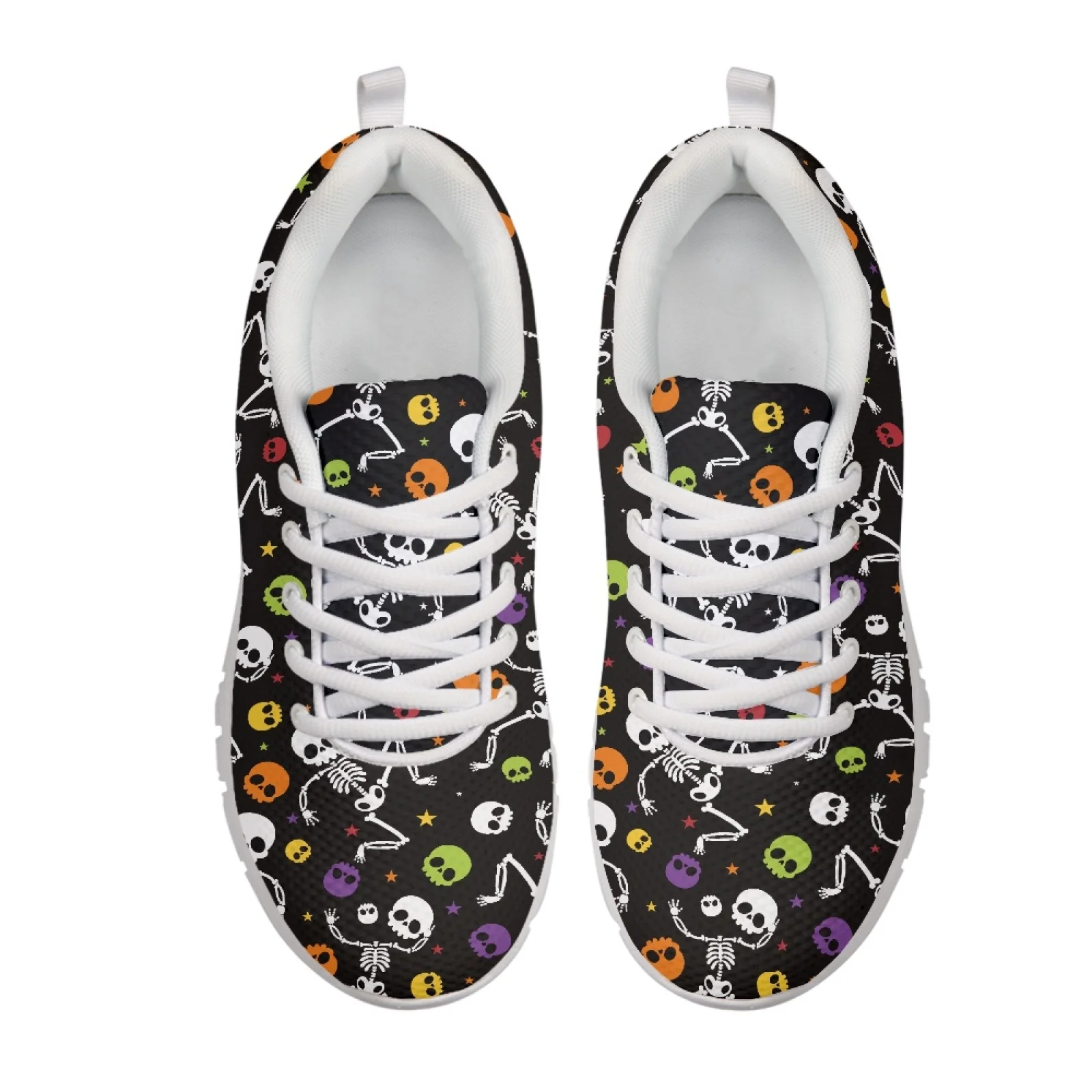 Coloranimal Spider Web Print Breathable Running Shoes Women Running Walking Shoes Fashion Sneakers for Womens Ladies
