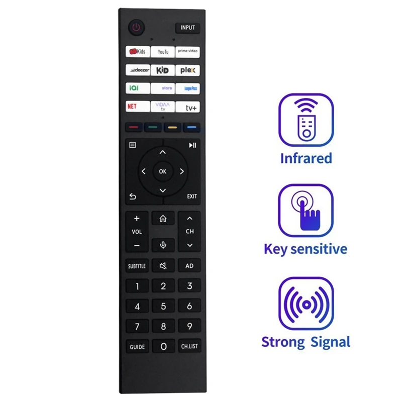 Vervang CT-95047 afstandsbediening voor Toshiba 4K Smart Android LED TV-afstandsbediening