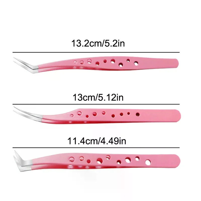 多機能ピンセットステンレス鋼まつげピンセット移植つけまつげパッチつけまつげ補助ポータブルピンセット