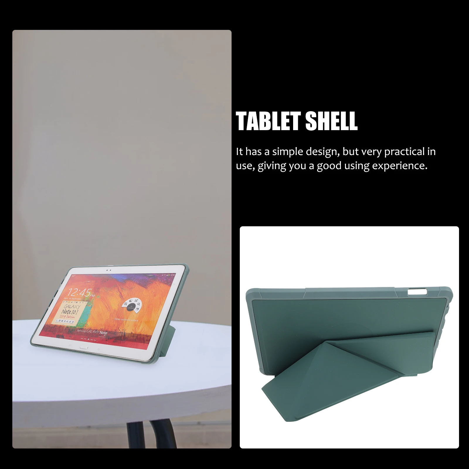 

1pc TPU Protective Case Universal Tablet Cover Notebook Fire Shell PU Material Practical Durable Use Perfect Size Gift