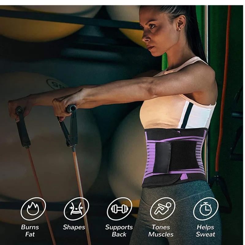 Women Waist Trainer Body Shaper  Slimming Sheath Woman Flat Belly Trimmer Corset Fitness Belt Cincher Workout