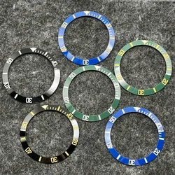 30.5-38mm SUB Ceramic Watch Bezel Middle Luminous Point Blue Black Green Watch Accessories