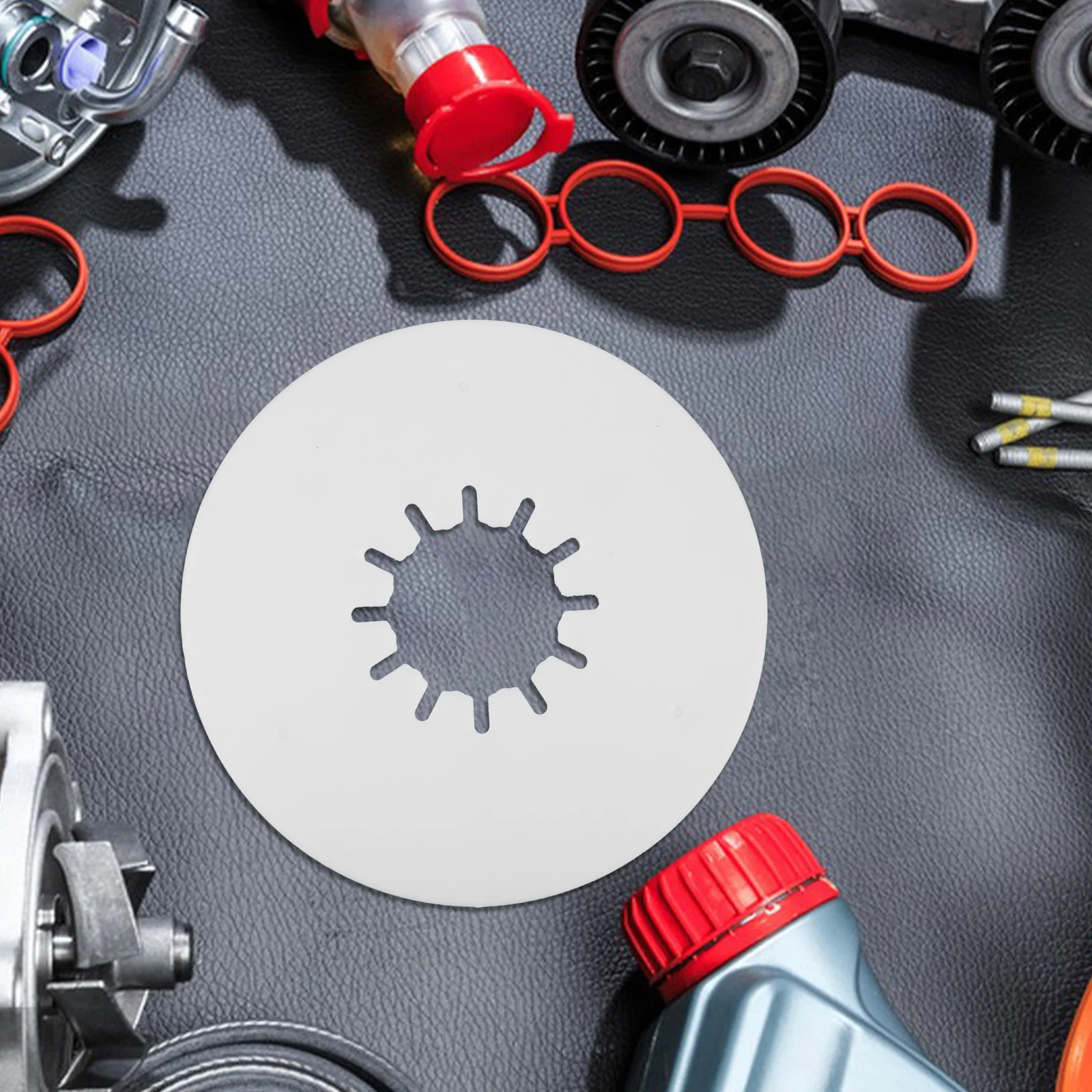 

Wheel Lube Disc Plastic Wheel Hitch Plate for Trailer 10 Inch Diameter Reduces Vibration Noise Easy Installation