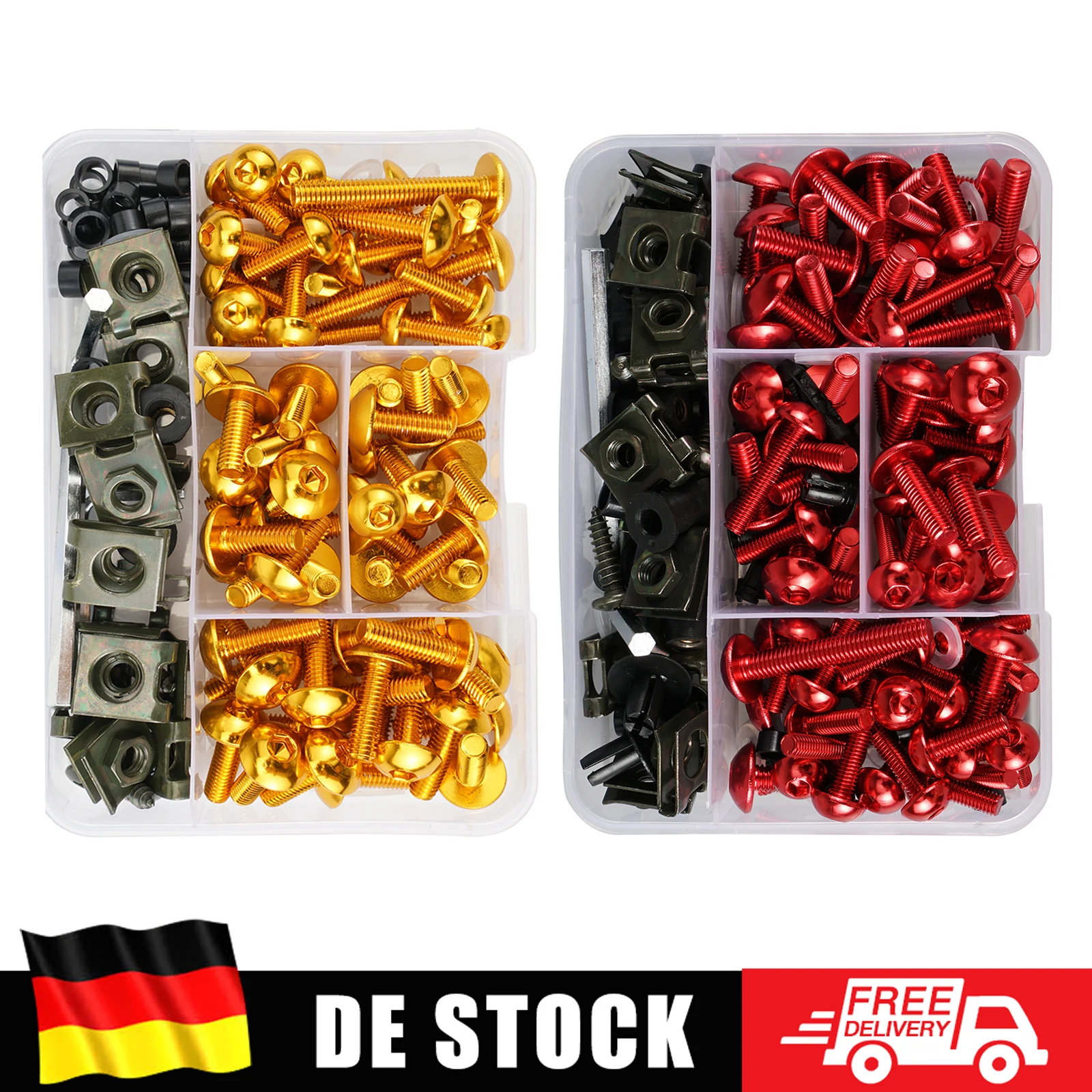 For Suzuki GSX-R600 GSX-R750 GSX-R1000 Windshield Fasteners M5 M6 Bodywork Fairing Bolts for Honda CBR600F CBR600RR CBR900RR