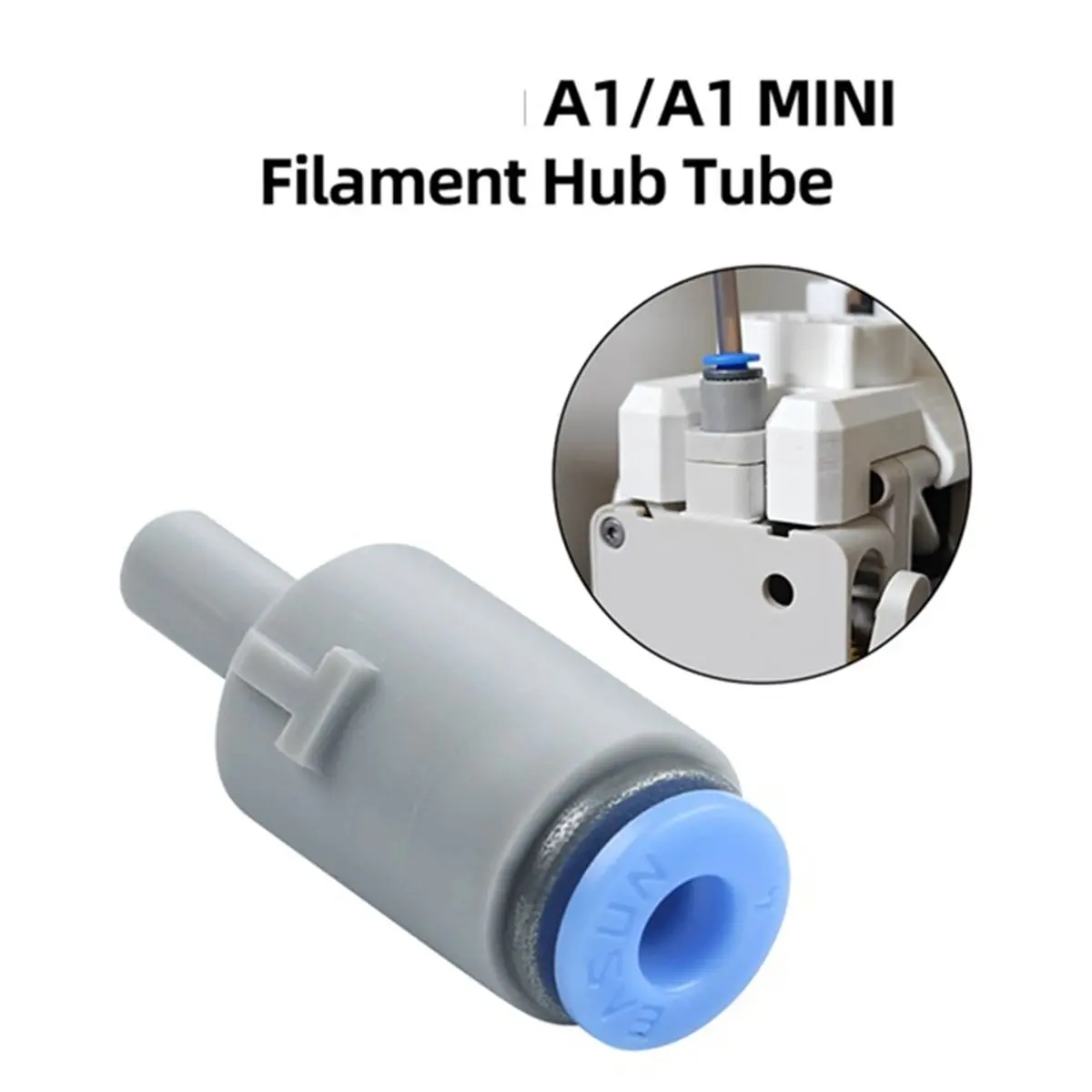 

(B63C) Filament Hub Tube for Bambu A1/A1 Mini High Quality Filament Hub Tube 5Pcs for Bambu A1/A1 Mini 3D Printer Parts