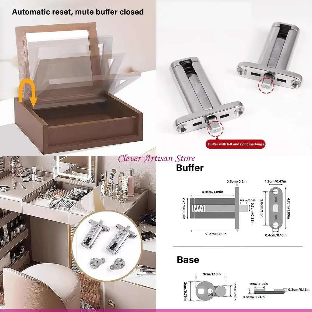 

E06B Concealed designs Hinge Concealed Lid Hinges for Fashionable Makeup Stations