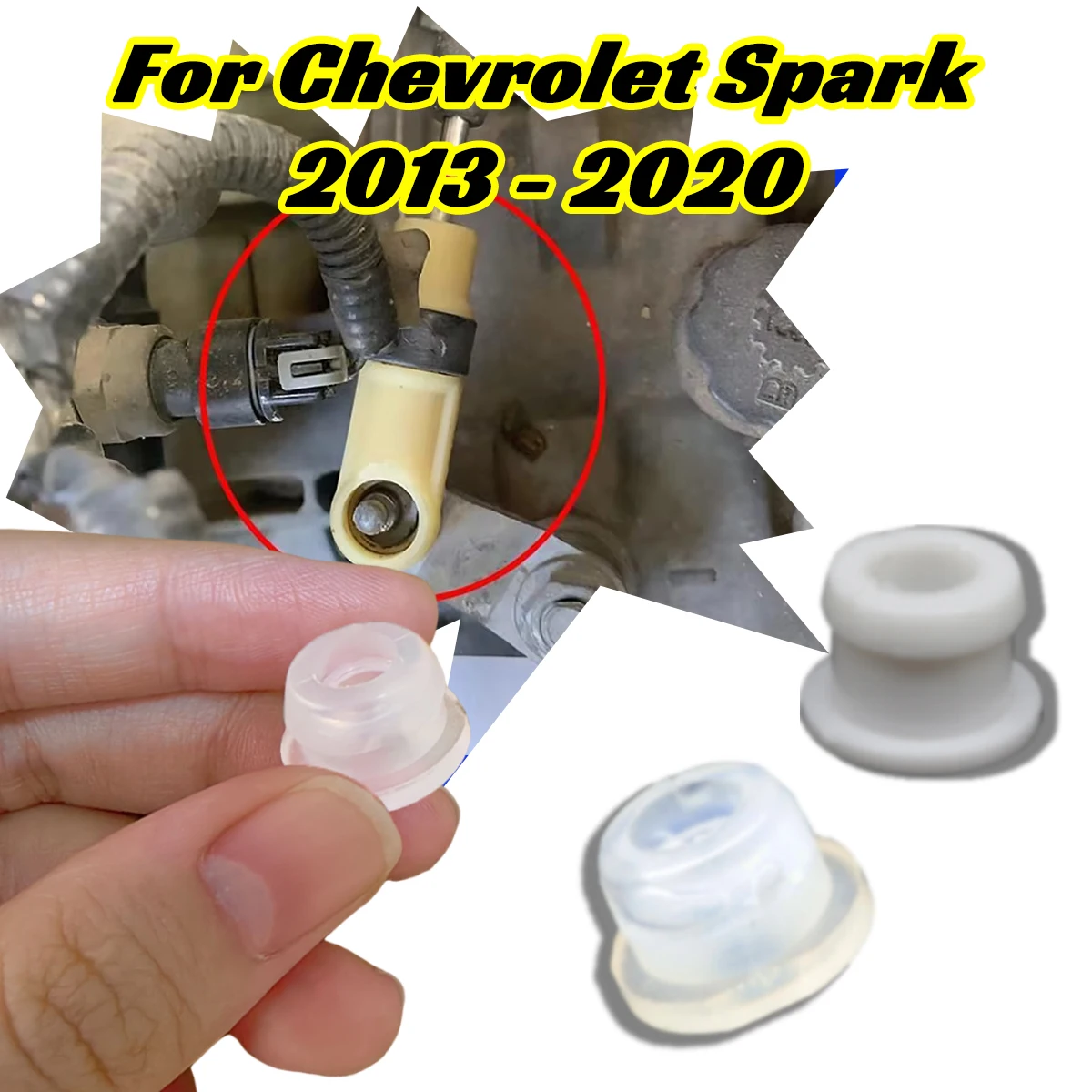 

For Chevrolet Spark 2013-2020 10pc AT Gearbox Cable Linkage Bushing Shift Lever Line Transit Connect Wire Repair Kit Rubber Pad