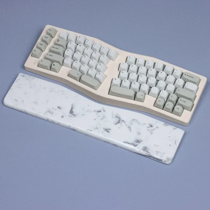 Neo Ergo Keyboard Hand Rest Alice Shaped Wrist Rest Customized Quartz Gasket Palm Pad for Desk Mat Ergonomics Alice Keyboard