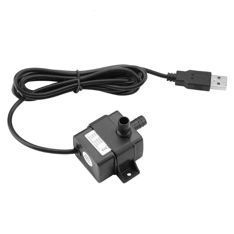 Silent Mini Water Pump USB DC 5V IPX8 Water Pump for Aquarium Fountain Water Circulation Fish Tank Water Cooling Pump