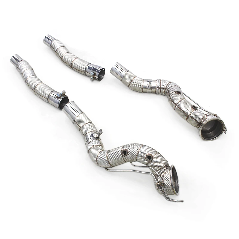 

Stainless Steel Exhaust Downpipe For Ferrari 812 6.5L V12 2017-2020 Modified Sound Wave Exhaust Head Pipe Heat Insulation