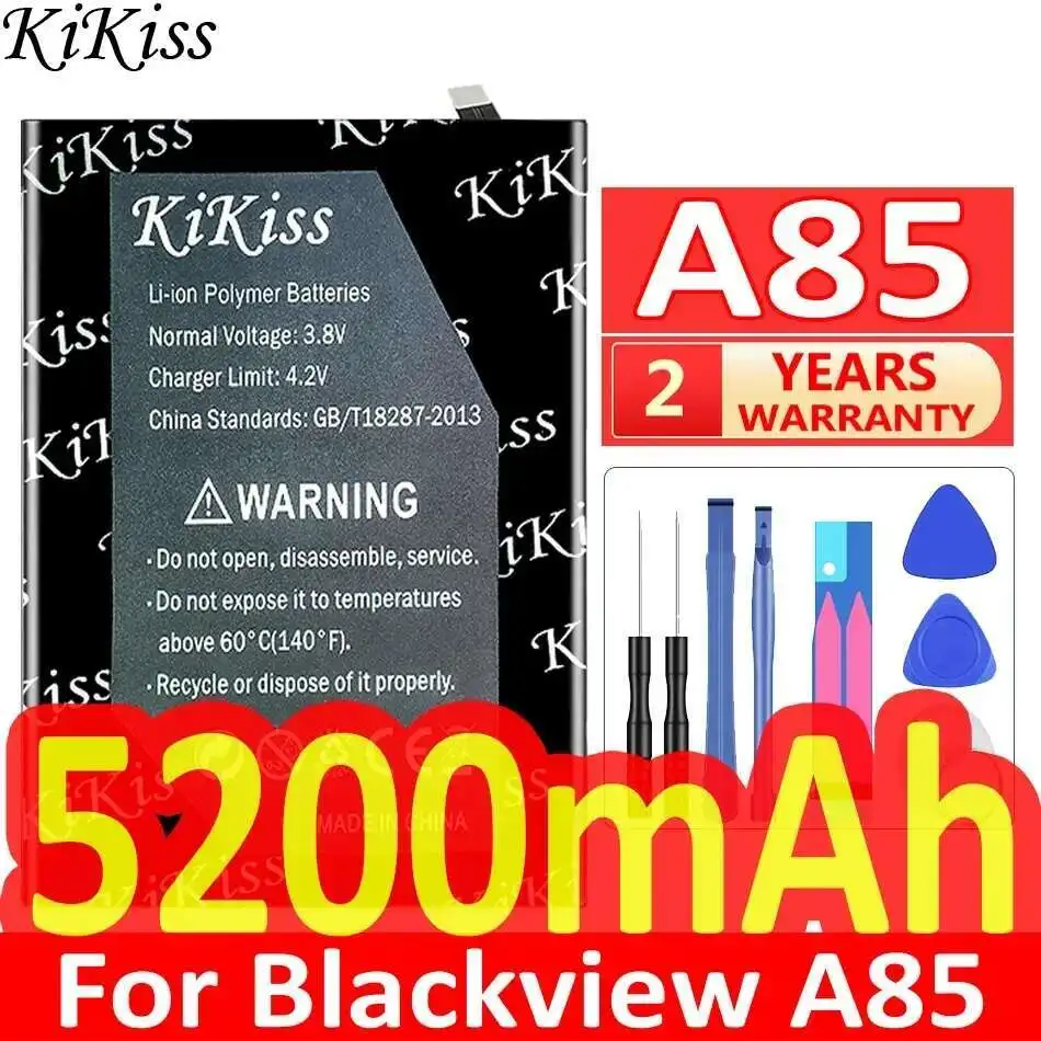 

Хорошая низкотемпературная батарея для мобильного телефона High A85 Li416587jly 5200 мАч для Blackview