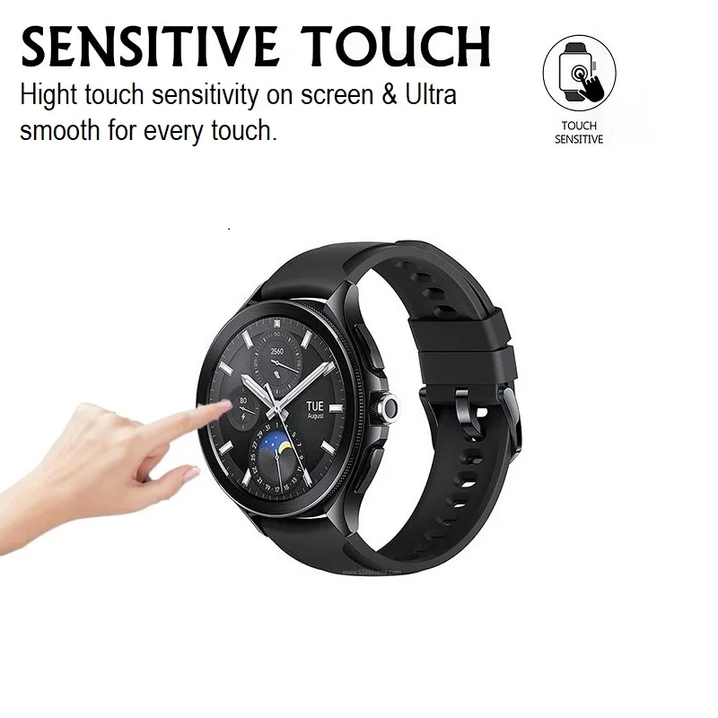 5PCS Screen Protector for Xiaomi Watch 2 Pro Smartwatch Tempered Glass Anti-Scratch Protective Film
