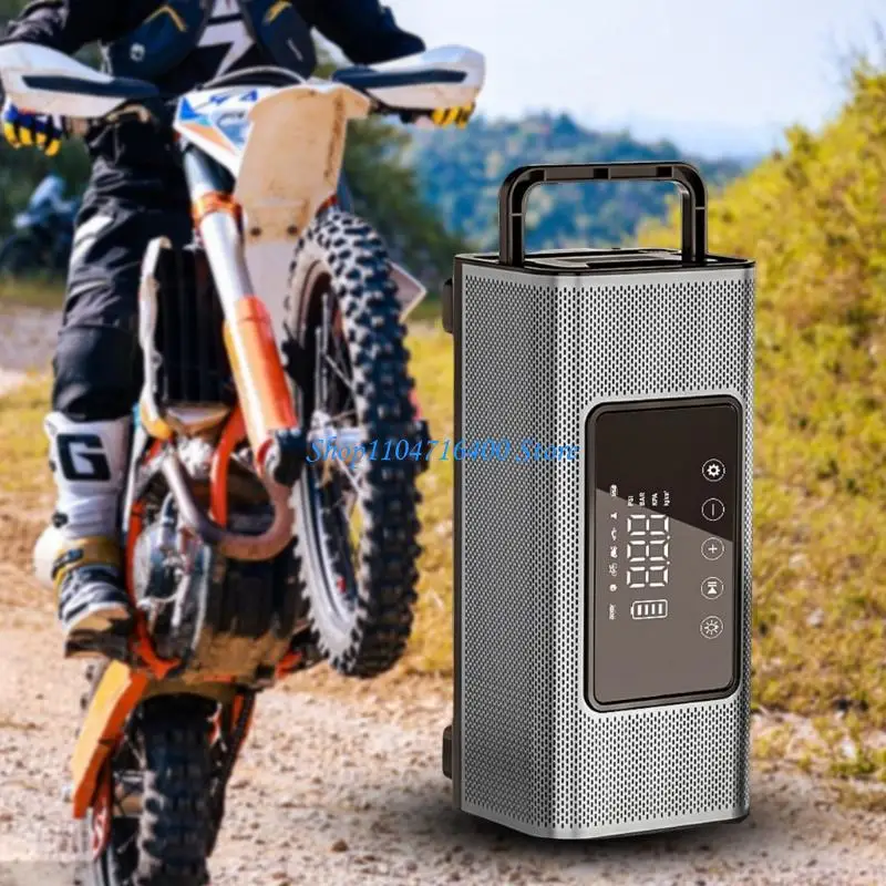 y1gd Tire Inflator Portable Air Compressor,Fast Inflation Cordless Air Compressor, Electric Air Pumps for Car Motorcycle