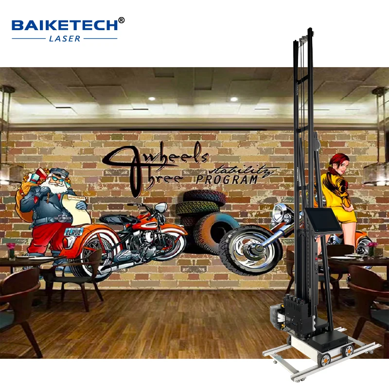 

Heavy Load 3D Concrete Wall Printer with Wheels - Industrial Black Building Machine for Architectural Structures