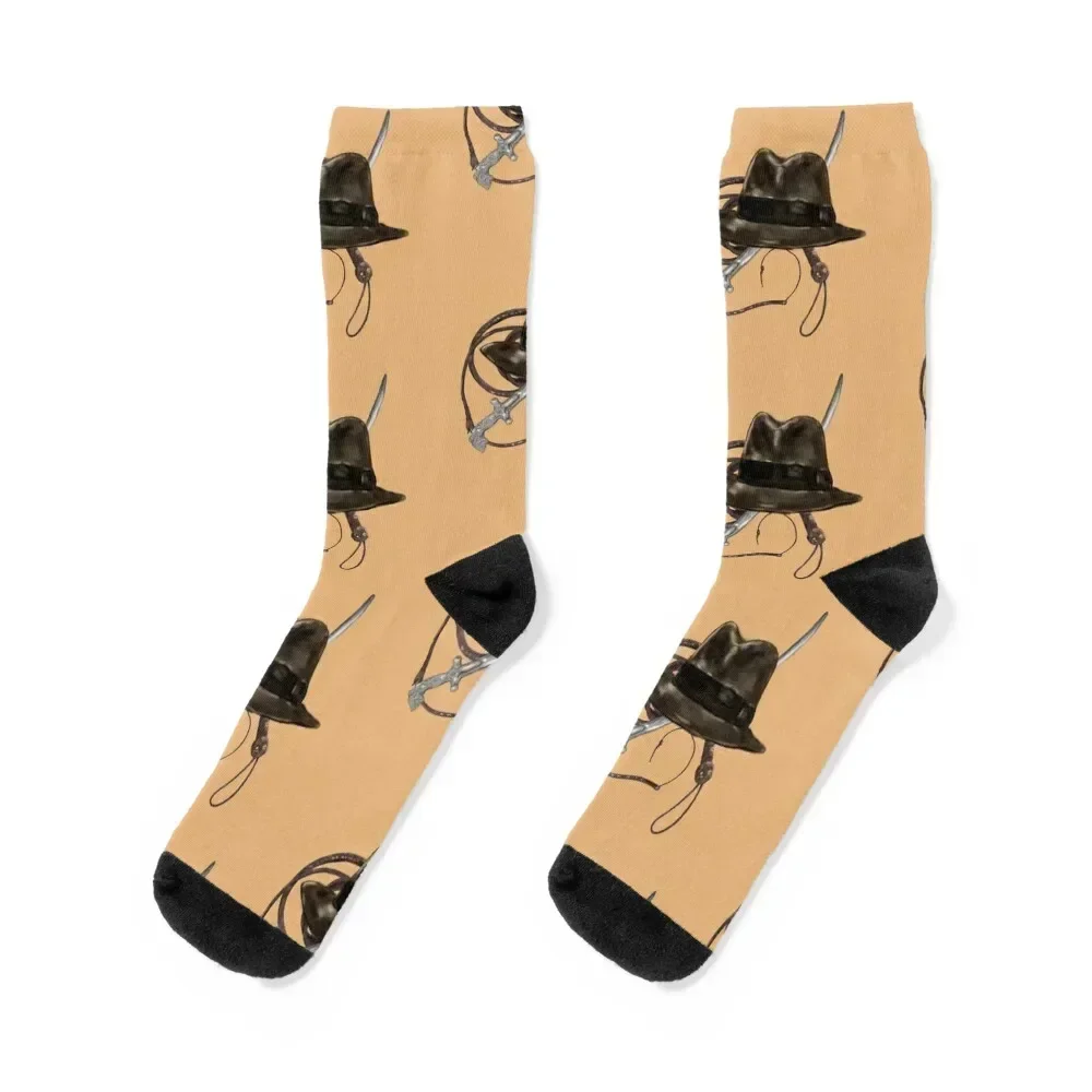

Indy the adventurer Socks with print fashionable golf Lots Socks Male Women's