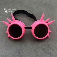 Retro steampunk goggles Cosplay glasses rivet windproof riding glasses