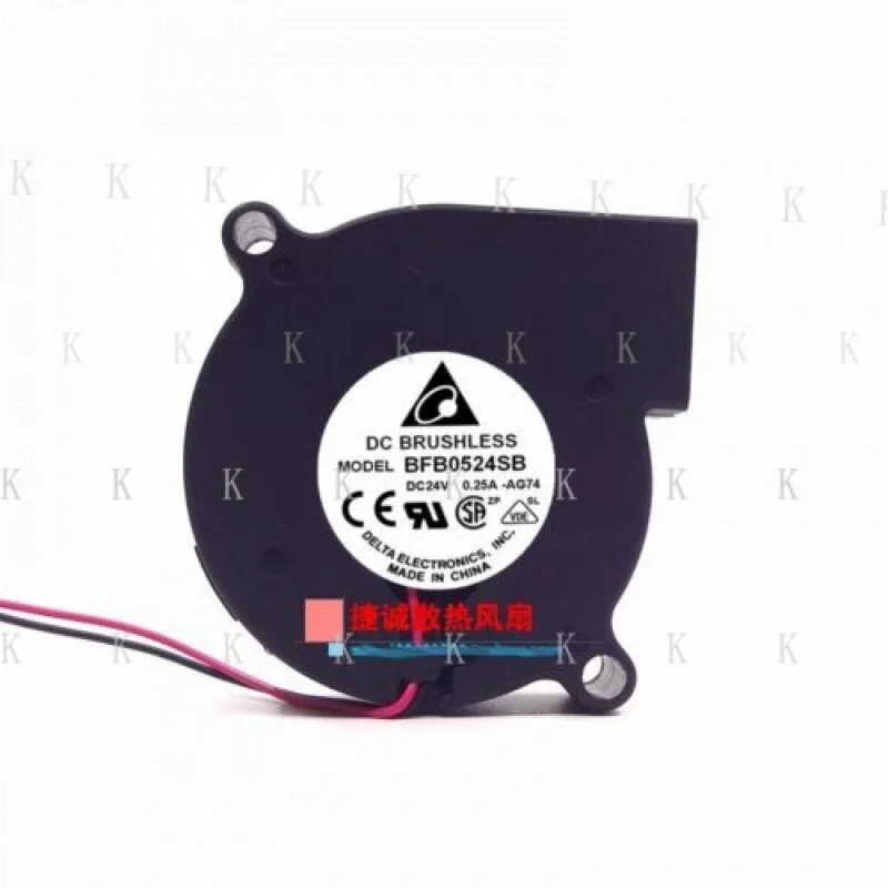 

C FOR Delta BFB0524SB 24V 0.25A 5CM 5015 inverter turbine cooling fan