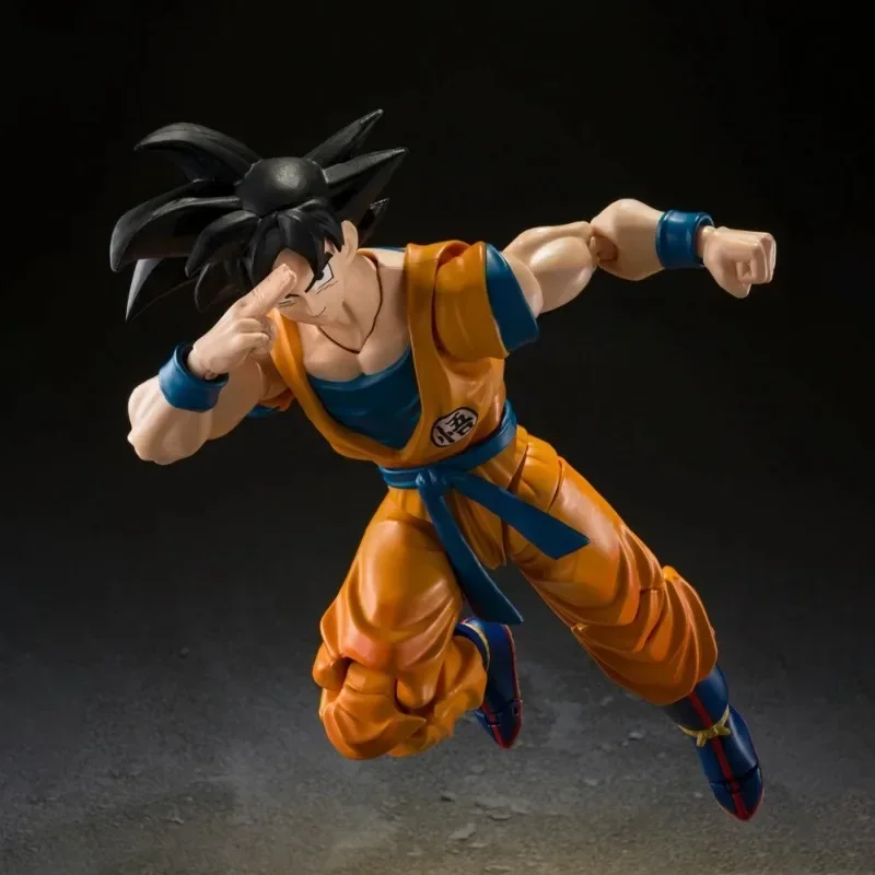 재고 있음 반다이 S.H.Figuarts 드래곤 볼 슈퍼 히어로 손오공 애니메이션 피규어 액션 모델 Collectible Figurals Brinquedos Toys