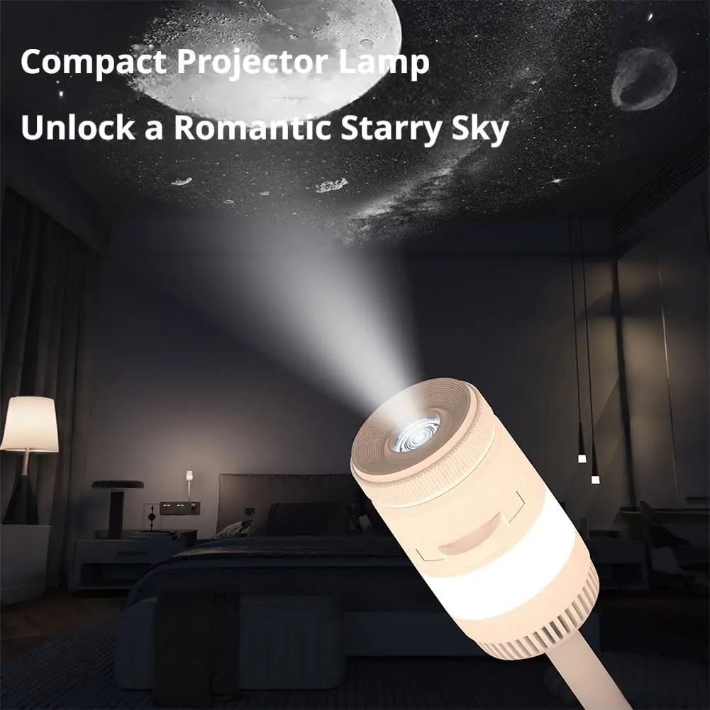 LED USB Projector Light  Galaxy Moon Lamp With 13 Films 10 Colors Flexible Hose For Car Bedroom Kids Festival Gift