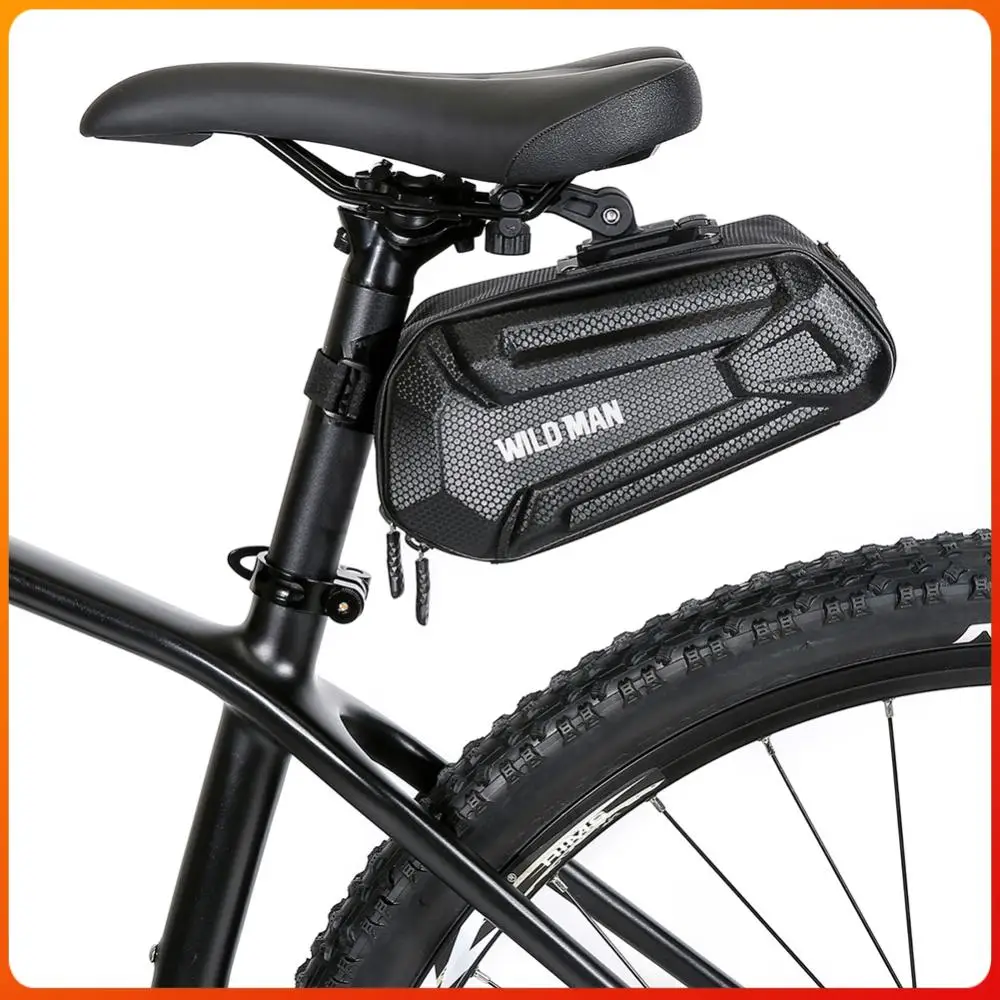 

Велосипедная подседельная сумка 1.2 л из ПУ и ЭВА, быстросъемная, для хранения на подседельном штыре, большая вместимость, аксессуары для горных и шоссейных велосипедов