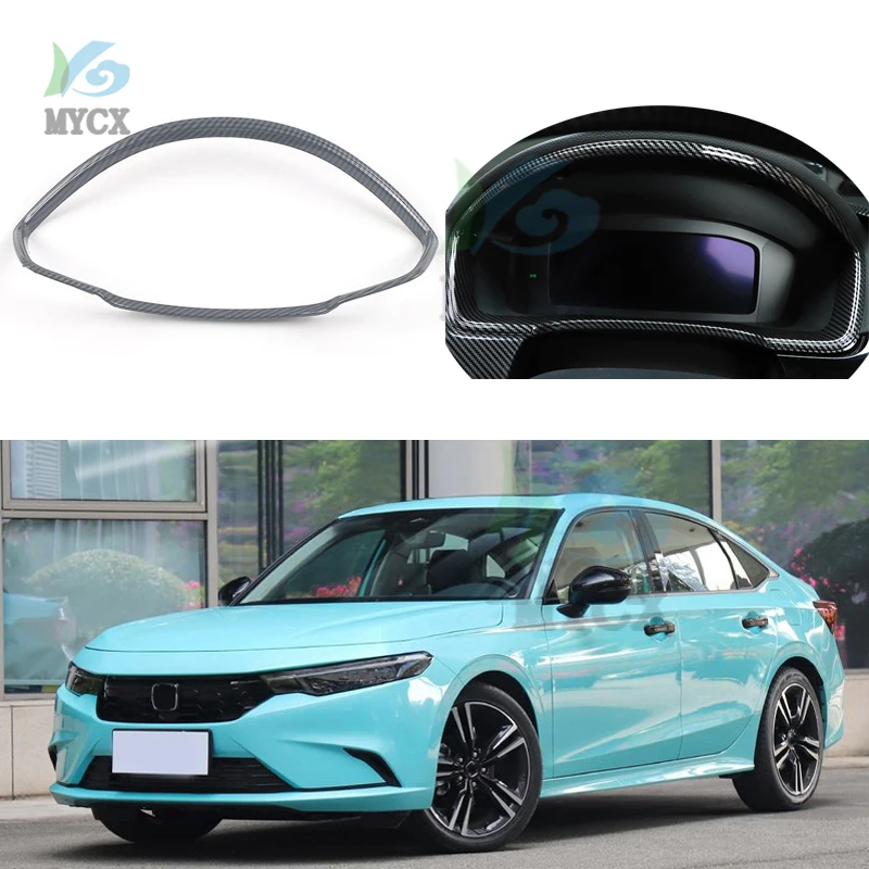 

Для Honda Integra 2021 2022, наклейка на кнопку рулевого колеса из углеродного волокна, накладка, аксессуары для салона автомобиля