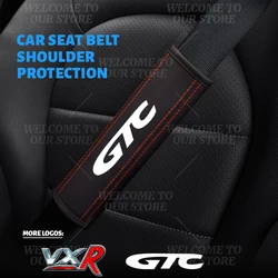 2pcs Car Interior VXR GTC Emblem Seat Belt Cover Safety Belt Shoulder Protector Mats For Opel Insignia Mokka Zafira Vauxhall OPC