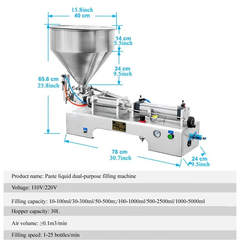 Semi Automatic 10-100ml Small Tabletop Water Liquid Soap Detergent Juice Face Serum Soap Milk Bottling Filling Machines
