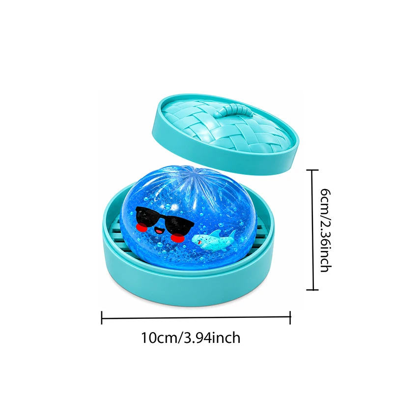 Sonnenbrille mit Ozean-Thema, Dumpling Pinch Squishy, langsam zurückfedernd, weich, zur Dekompression und als Büro- und Heimdekoration, perfektes Geschenk für Erwachsene – Detail 11