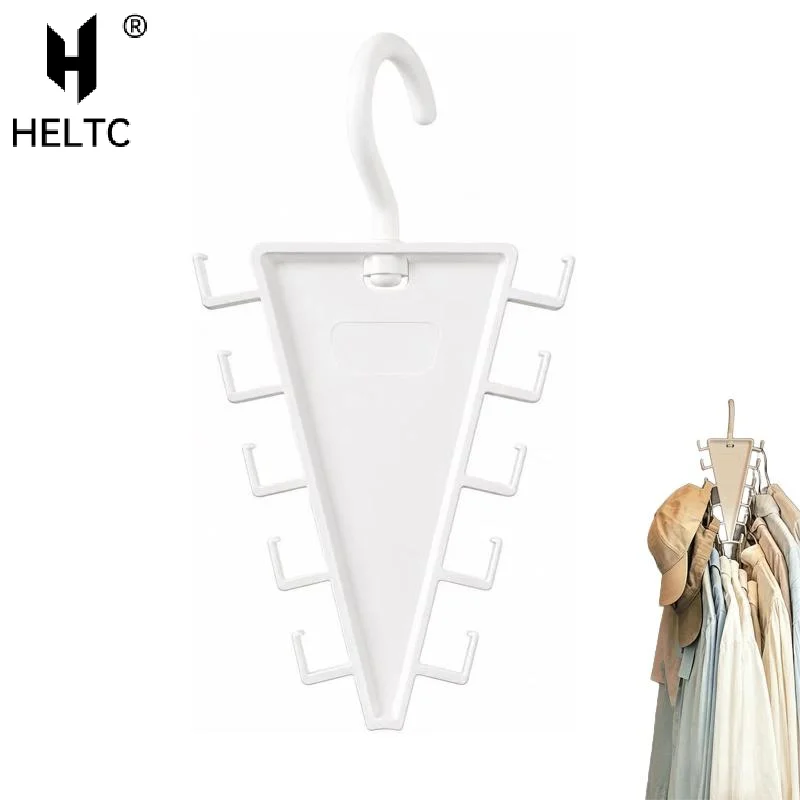V-Shape Multi Hook Closet Hanger Organizer 12 Hooks Space Saving Wardrobe Clothes Hanger For Storage Efficiency