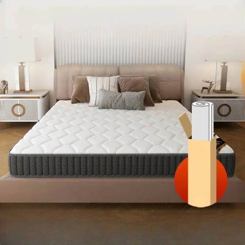 Colchón Doble Moderno Tamaño King para Estudiantes, Colchón Oficial Tamaño Queen para Dormitorio, Colchones para Niños, Muebles de Dormitorio