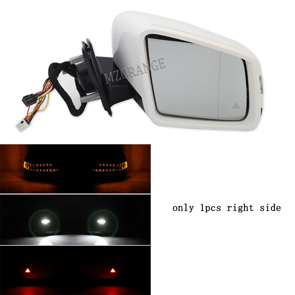 2 Pièces LED Feux De Jour Clignotants Dynamiques Ambre Rétroviseurs - Compatible Mercedes M GL W164 X164 R W251