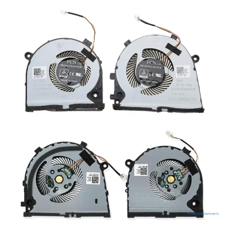 for Dell Game G3-3579 Laptop Notebook CPU GPU Cooling Fans DC5V / 0.5A DropShipping