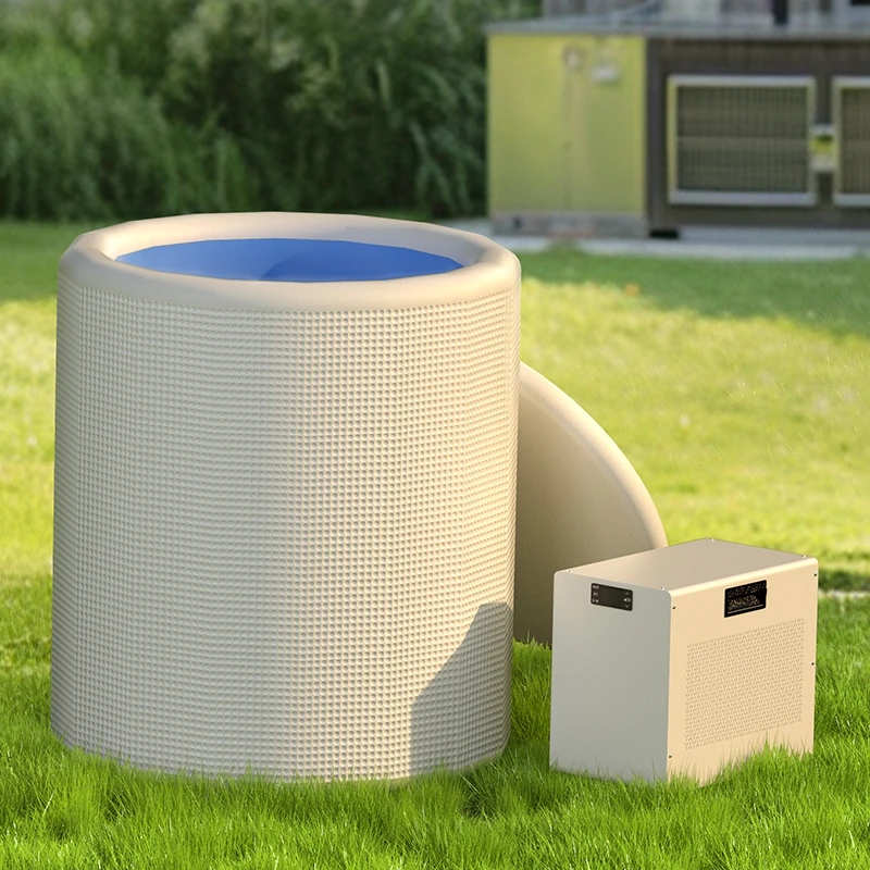 

Portable Ice Bath Tub OEM Inflatable 0.3HP Cold Plunge Ice Bath with Chiller for Sportsman Recovery