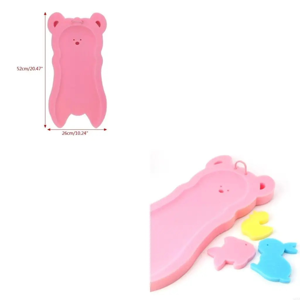 وسادة إسفنجية مضادة للانزلاق لحديثي الولادة، حوض استحمام للأطفال، وسادة استحمام للرضع، رعاية الطفل