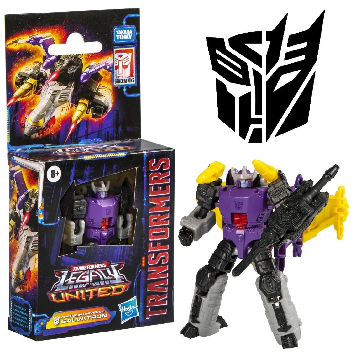 

Фигурки героев мультфильма Hasbro ttransformer Legacy: United Core Class Energon Universe Galvatron Аниме подарок на день рождения