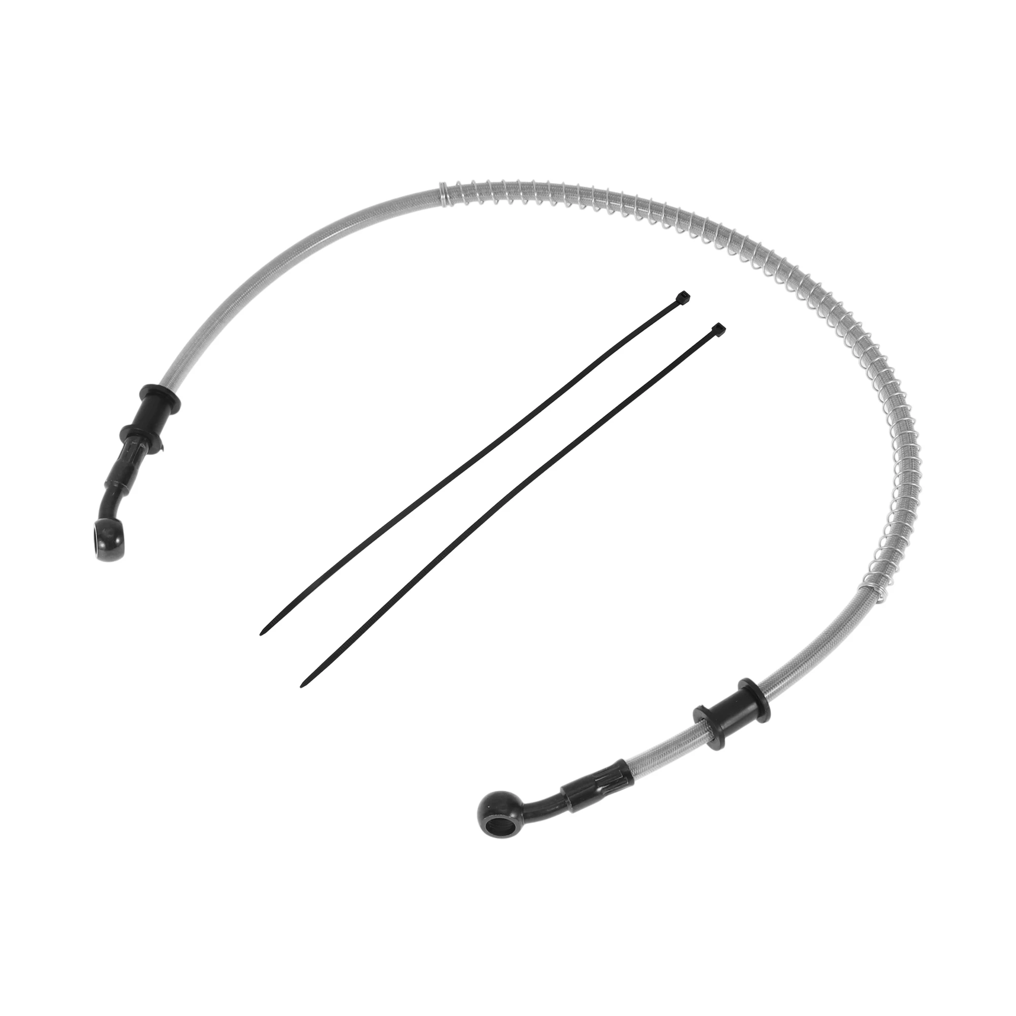 

UXCELL 70 см мотоциклетный масляный шланг тормозной муфты серебристого тона