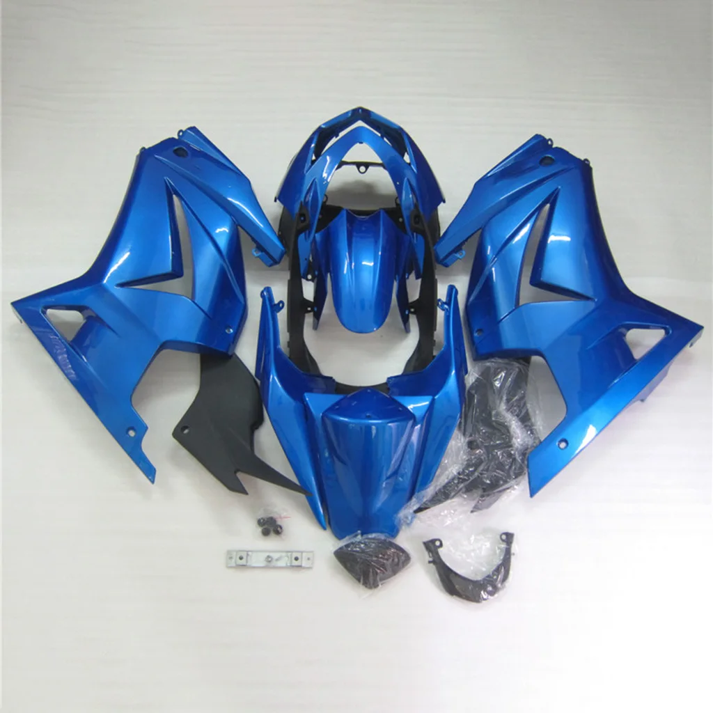 Prime ABS Fairing Kit for Ninja250R 2008-2014 ZX250R EX250 08 09 10 11 12 13 100% Fit Injection Wrecked Rebuild Bike Aftermarket