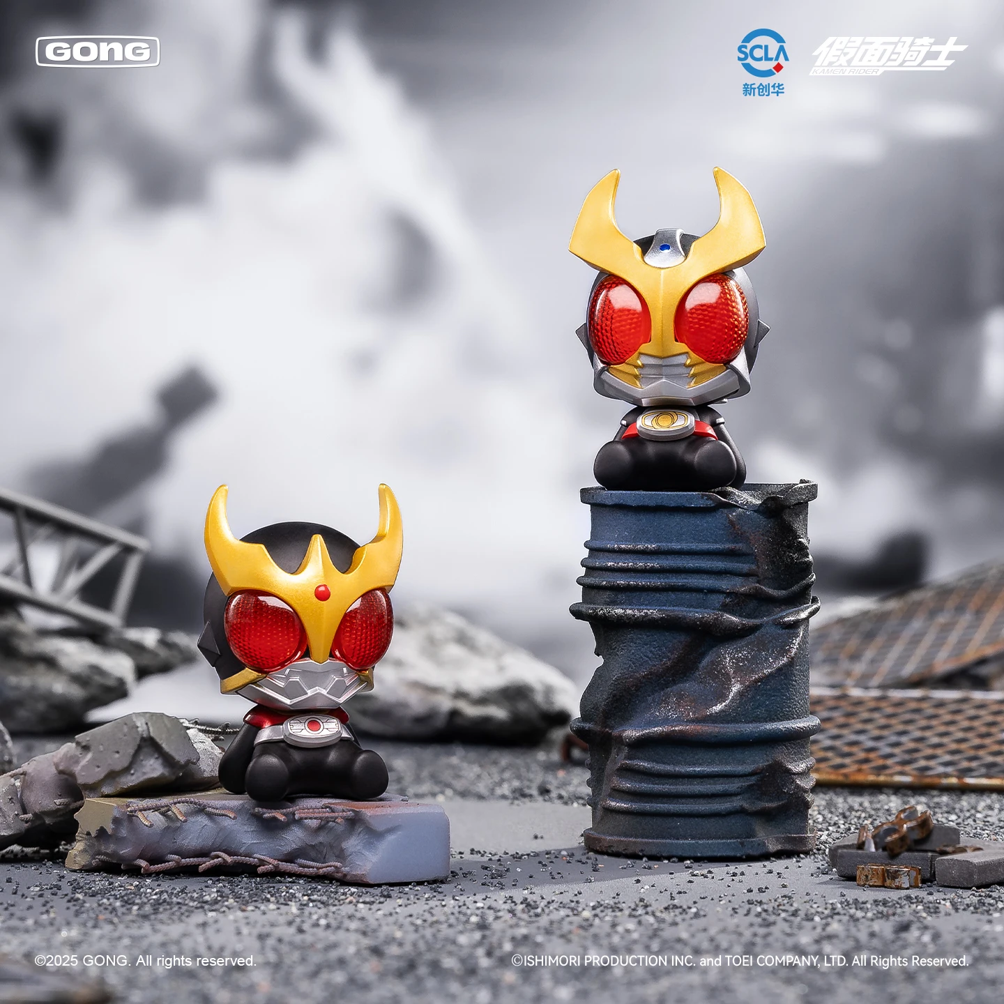 GONG Kamen Rider-caja ciega, Mini caja misteriosa, figura de acción, muñeca de Anime, bolsa sorpresa, modelo de colección, juguete de adorno de escritorio Original