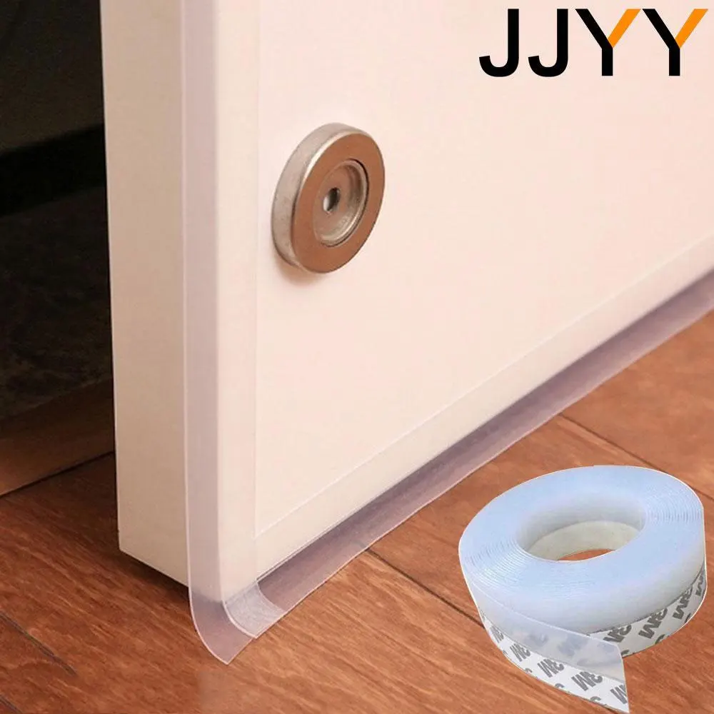 JJYY Door Bottom Seal Strip Weather Window Rubber Seal Weatherstrip Windproof Dust Self Adhesive Door Windshield Sealing Tape