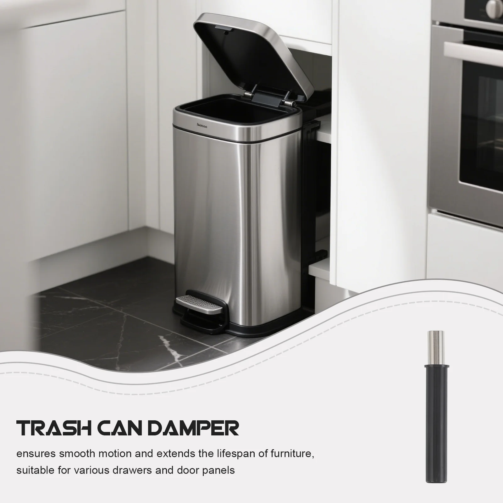 5 stuks Soft Quiet Close Closer voor kastdeur Hoog rendement Schokabsorptie Huishoudelijke levering Soft Close Deurdempers