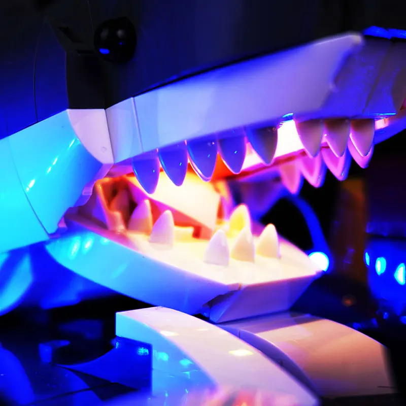Kit de luz LED para LEGO 21350 mandíbulas, ideas de lámparas decorativas, regalo DIY (no incluye bloques de construcción, Kits de ladrillos, juegos de modelos)