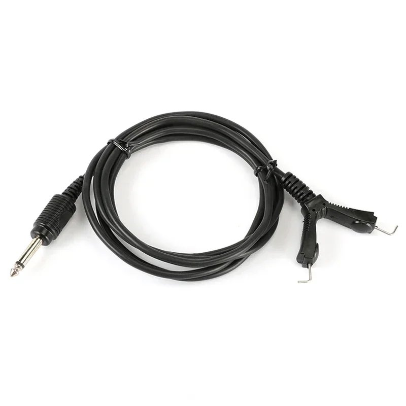 

2 м мягкий силиконовый провод, кабель для тату-машины, зажим для шнура, жирный крючок, линия электропередачи для катушки, пистолет для татуировки, трубка, вращающаяся