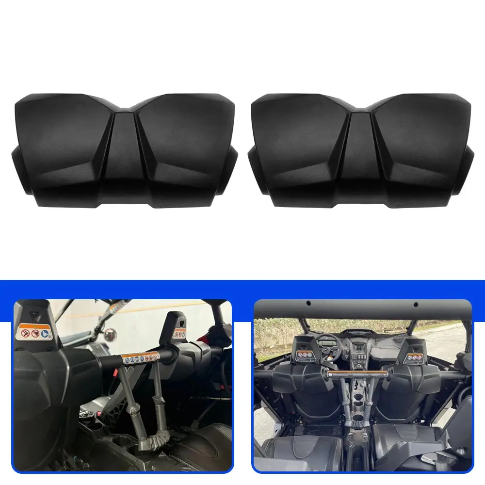 Seat Belt Protector Pads 1 Pair Black Accessories Fit For Can-Am Maverick MAX Turbo DS International 2022,2023,2024,2025,2026
