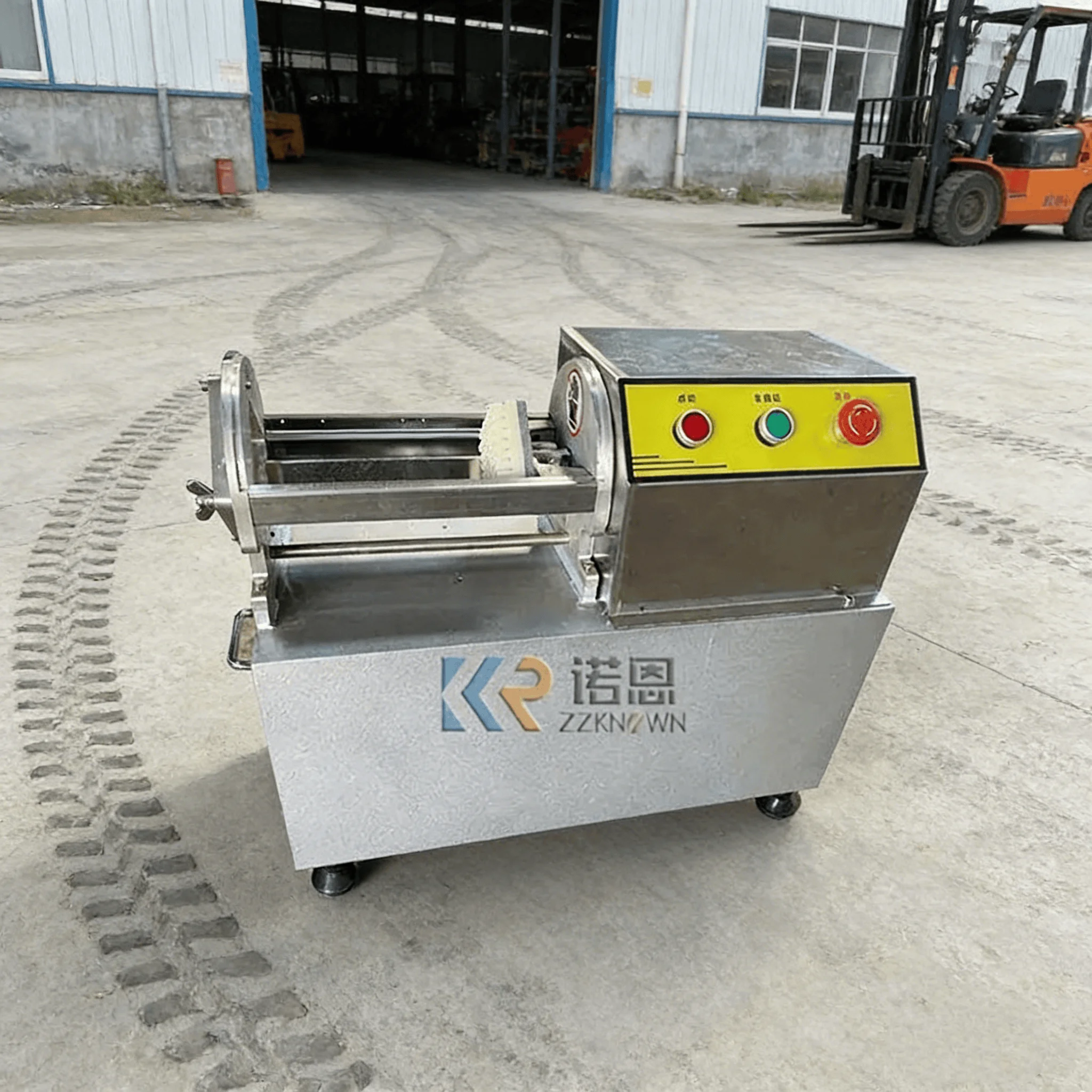 

Electric Commercial Stainless Steel Meat Cutter Machine for Pork Beef Vegetable - Kitchen Cutting Machine